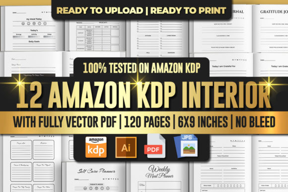 12 KDP Interiors: Premium Templates for Amazon Publishing
