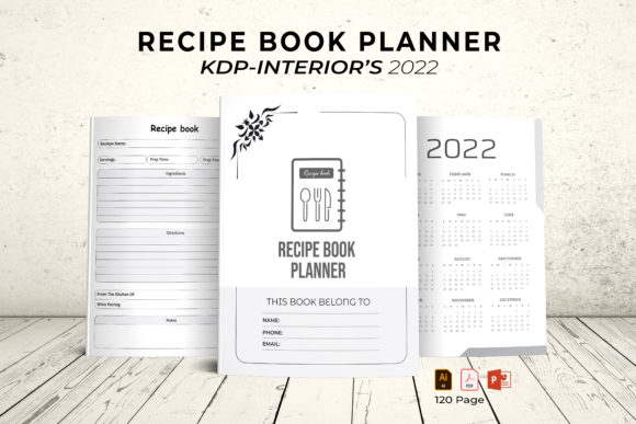 A Guide to Using the Recipe Book Planner KDP Interior