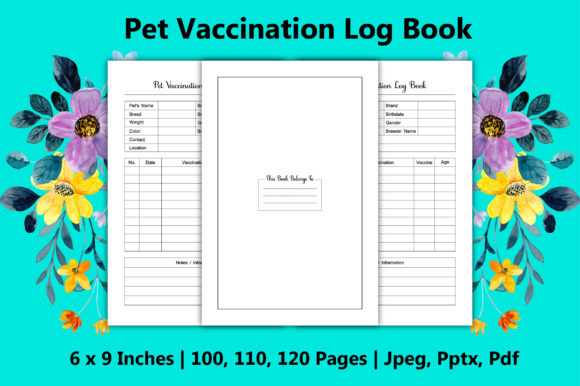 Evaluating the Pet Vaccination Log Book KDP Interior Package