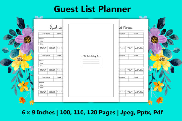 Guest List Planner: A KDP Interior Solution