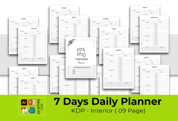 Master Your Week: The Power of a Structured 7 Days Daily Planner