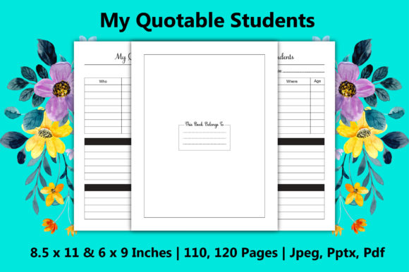 My Quotable Students: A Ready-to-Publish KDP Interior Solution