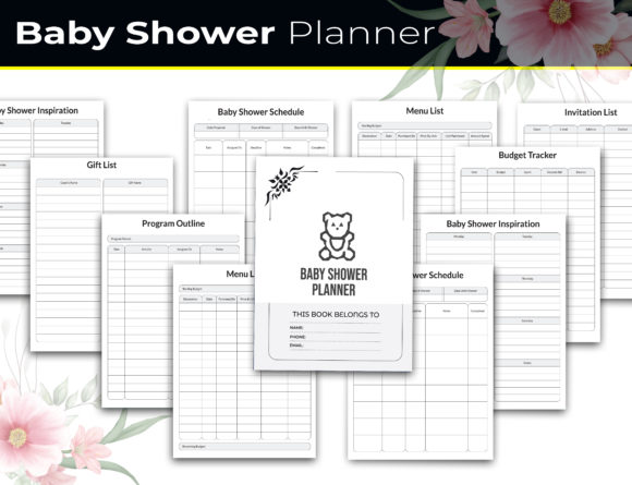 Practical Planning and Execution with the Baby Shower Journal – KDP Interior