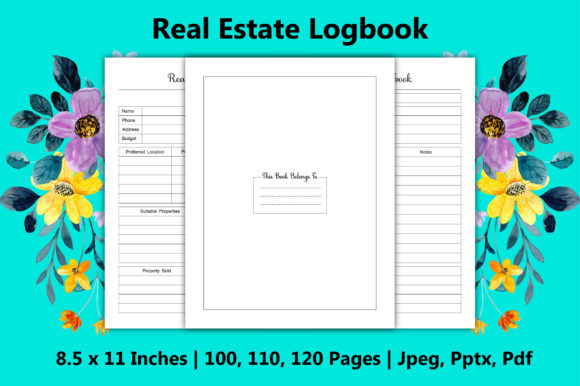 Real Estate Logbook: A Functional KDP Interior Template