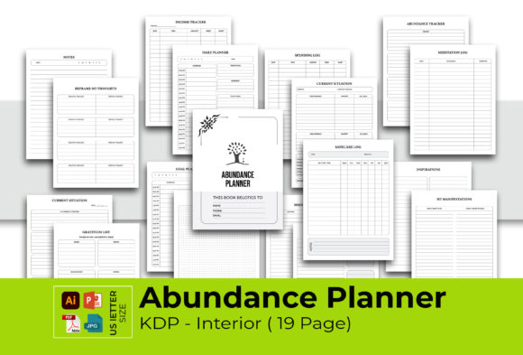 The Abundance Planner KDP Interior: A Foundation for Productivity and Growth