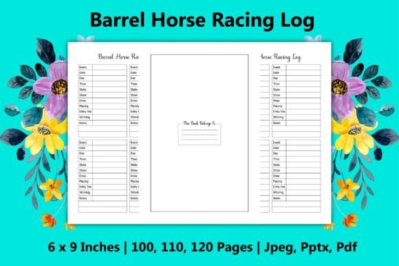 The Barrel Horse Racing Log: Your Complete KDP Interior Solution