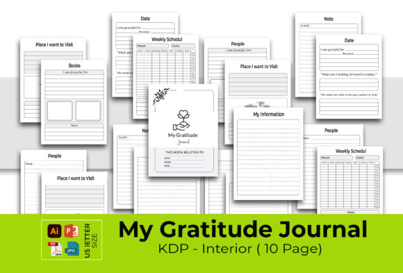 The Essential Toolkit for Crafting Your Gratitude Journal: A Guide to KDP Interior Files