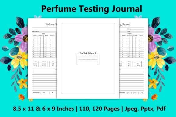 The Perfume Testing Journal: A Ready-to-Use KDP Interior for Fragrance Enthusiasts