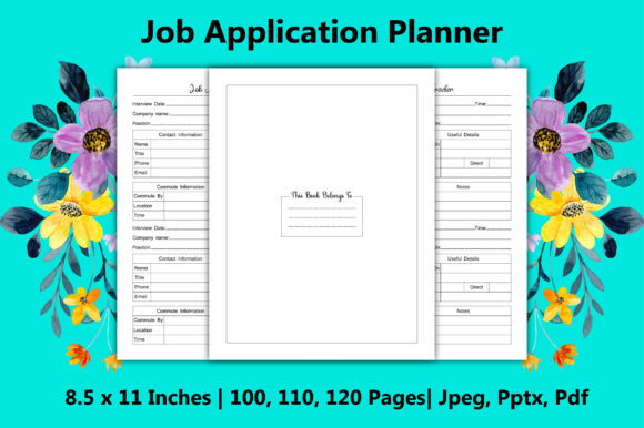 The Ultimate Guide to Your Low-Content KDP Business: The Job Application Planner