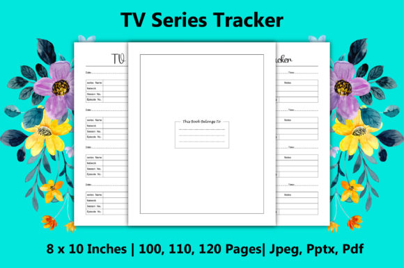 TV Series Tracker: A Creative Interior for KDP Publishers