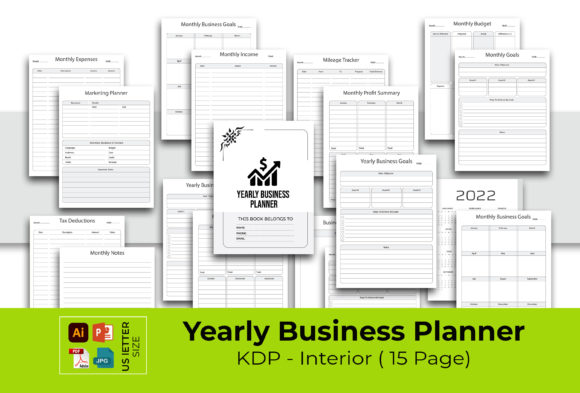 What Is a KDP Yearly Business Planner Interior and How Does It Fit Your Needs?
