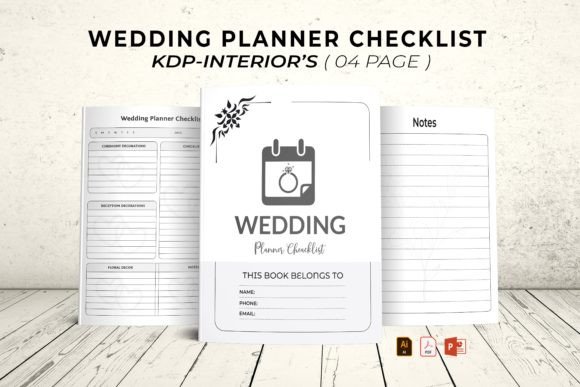 Your Complete 2022 Wedding Planner Checklist KDP Design