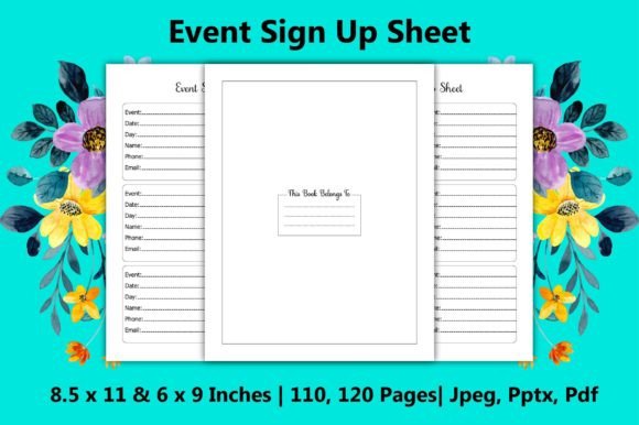 Your Event Sign Up Sheet Solution for Amazon KDP Publishing